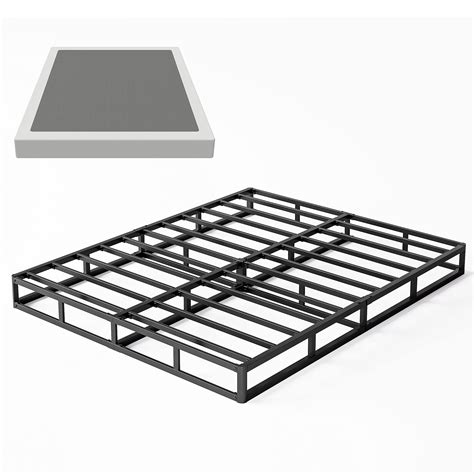 amazon prime queen metal box spring baic matriss foundation|Amazon Basics Smart Box Spring Bed Base, 5 Inch Mattress .